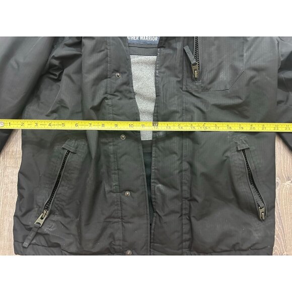 Abercrombie Fitch All Season Weather Warrior Hooded Parka Coat Women's M Black - Picture 9 of 10